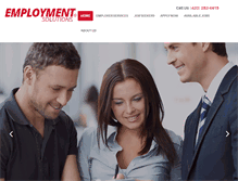 Tablet Screenshot of employmentsolutionsllc.com